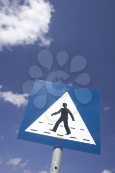 Crossing Sign Stock Photo