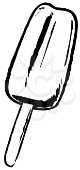 Royalty Free Clipart Image of a Popsicle