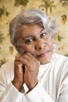 Royalty Free Photo of a Portrait of a Mature African American Woman