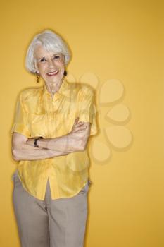 Royalty Free Photo of a Smiling Elderly Woman