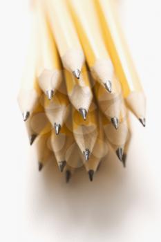 Royalty Free Photo of a Group of sharp pencils.