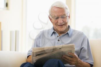 Royalty Free Photo of a Man Reading