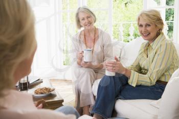 Royalty Free Photo of Three Women Talking