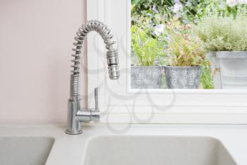 Royalty Free Photo of a Kitchen Sink