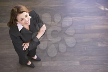 Royalty Free Photo of a Woman in a Business Suit