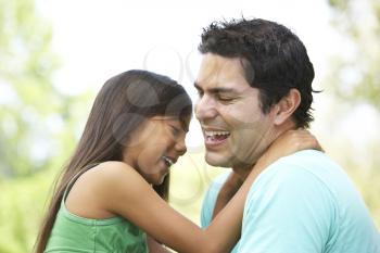 Royalty Free Photo of a Father and Daughter