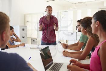 Businesspeople Meeting In Office Of Start Up Business