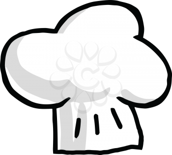 Royalty Free Clipart Image of a Chef's Hat