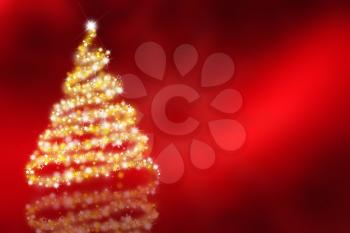 Sparkly Christmas tree background