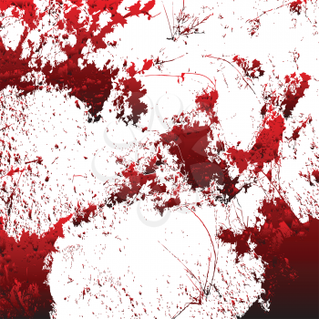 Royalty Free Clipart Image of a Blood Splash Background