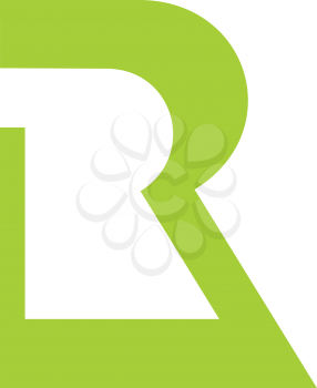 Royalty Free Clipart Image of an R