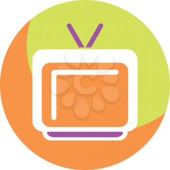 Royalty Free Clipart Image of a TV
