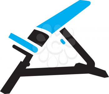 Royalty Free Clipart Image of Exercise Equipment