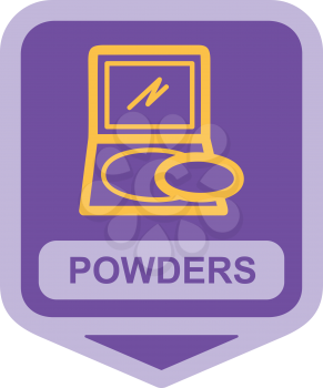 Royalty Free Clipart Image of Powder