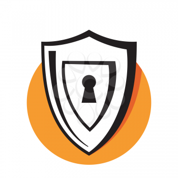Royalty Free Clipart Image of a Lock