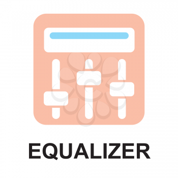 Royalty Free Clipart Image of an Equalizer