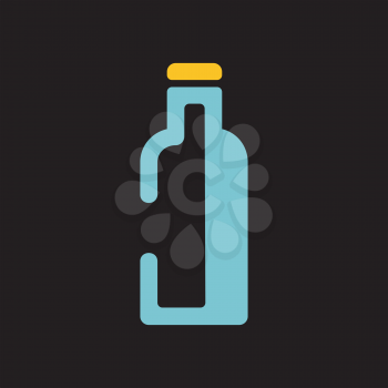 Royalty Free Clipart Image of a Bottle