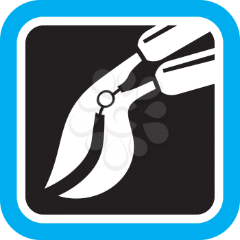 Royalty Free Clipart Image of Shears