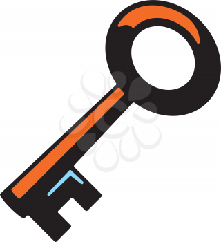Royalty Free Clipart Image of a Key