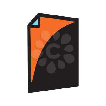 Royalty Free Clipart Image of a File