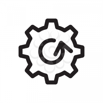 Royalty Free Clipart Image of a Gear