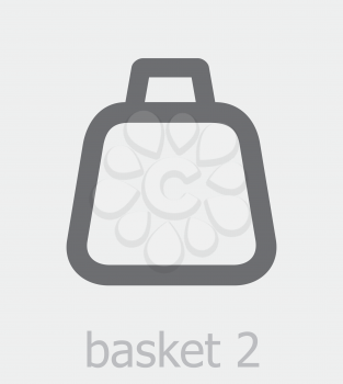 Royalty Free Clipart Image of a Basket