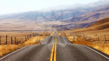 Royalty Free Photo of a Road in California