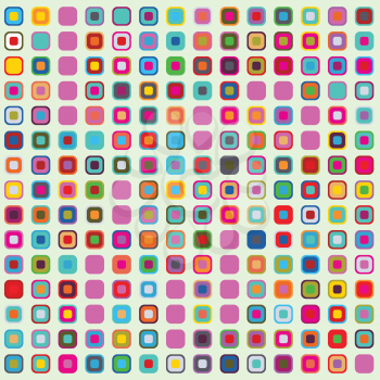 background with colored squares