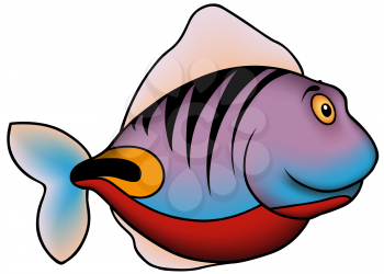 Royalty Free Clipart Image of a Fish
