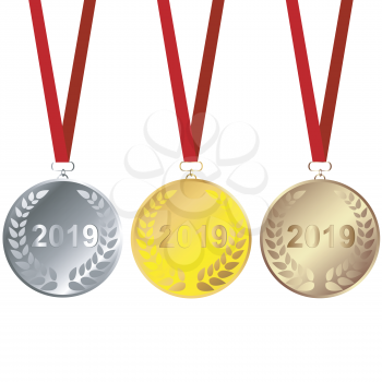 Set of 2019 medals