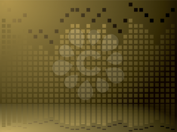 Royalty Free Clipart Image of a Background With Small Squares