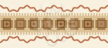 Royalty Free Clipart Image of an Ornamental Strip