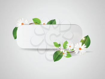 Royalty Free Clipart Image of a Decorative Banner 