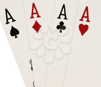 Royalty Free Photo of Four Aces