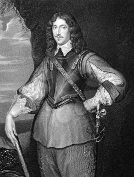 Montagu Bertie, 2nd Earl of Lindsey (1608-1666) on engraving from 1827. English soldier, courtier and politician. Engraved by T.A.Dean and published in ''Portraits of Illustrious Personages of Great B