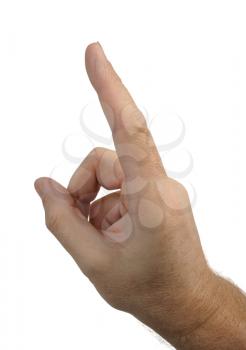 Royalty Free Photo of a Pointing Finger