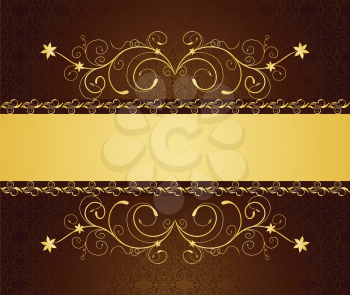 Royalty Free Clipart Image of a Decorative Background