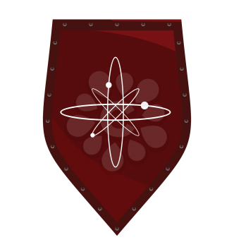 Royalty Free Clipart Image of a Shield Design