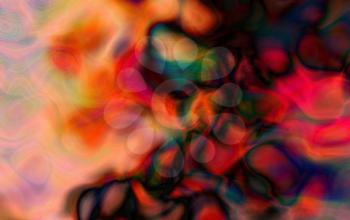 Abstract colourful background with swirl waves. Raster illustration