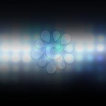 abstract background dots and colored spots of light