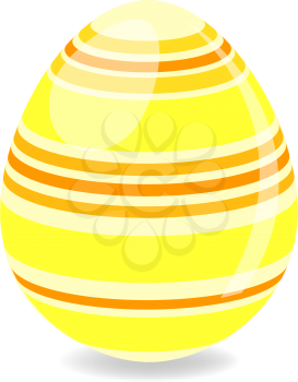 Royalty Free Clipart Image of a Painted Easter Egg