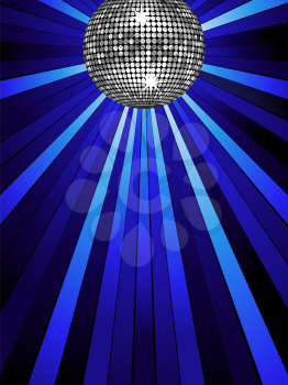 Royalty Free Clipart Image of a Disco Background 