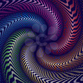 Royalty Free Clipart Image of an Abstract Swirling Background