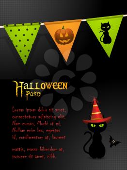 Royalty Free Clipart Image of a Halloween Background