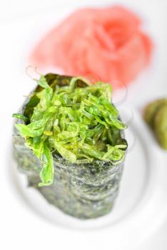 Royalty Free Photo of a Maki Seaweed Roll