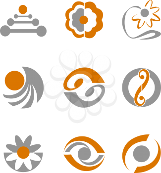 Royalty Free Clipart Image of Set of Symbols