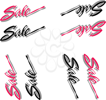 Royalty Free Clipart Image of the Word Sale