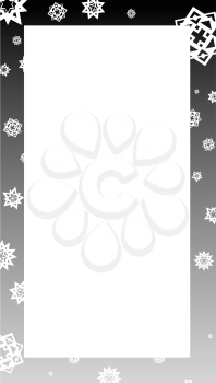 Snowflakesframe Clipart