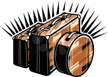 Suitcases Clipart