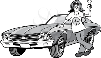 Hippies Clipart